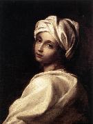 SIRANI, Elisabetta Portrait of Beatrice Cenci wr USA oil painting artist